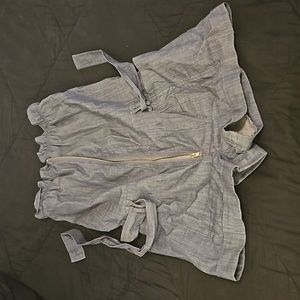 SOLD Ya Denim Chambray Romper